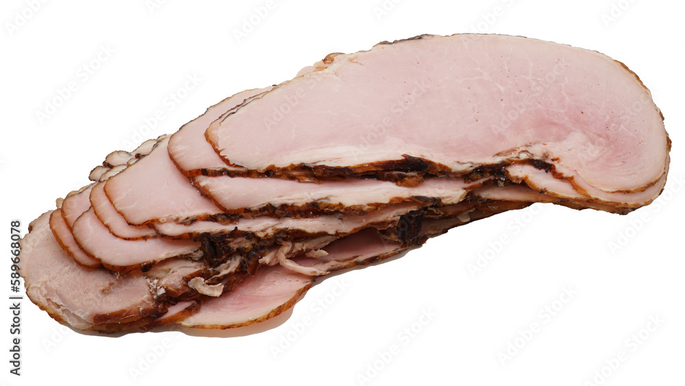 Ham slices without background Ham slices without background