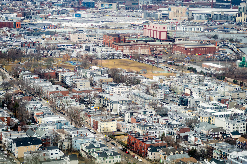 East Boston from the air