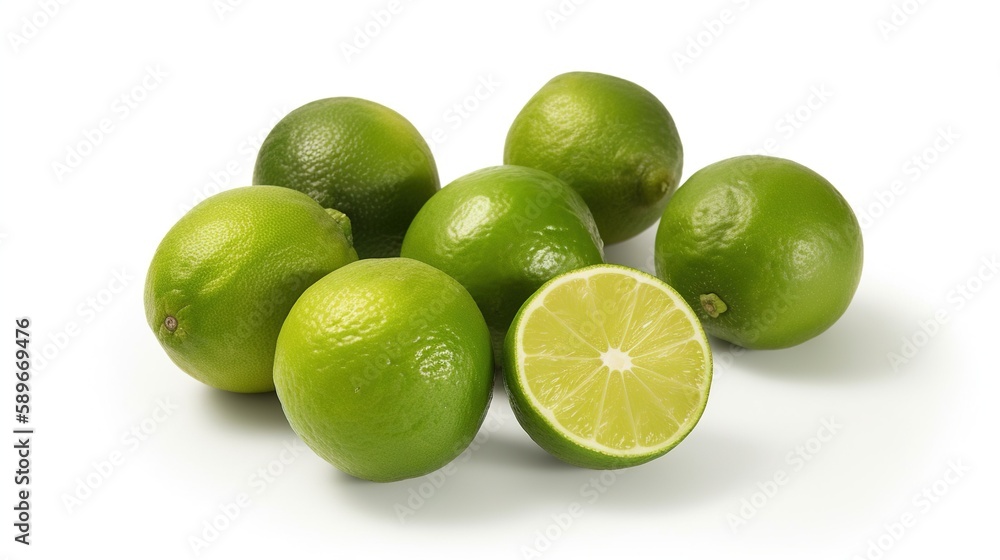 Lime isolated on white background
Lime isolated on white background
