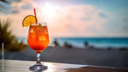 cocktail at the beach