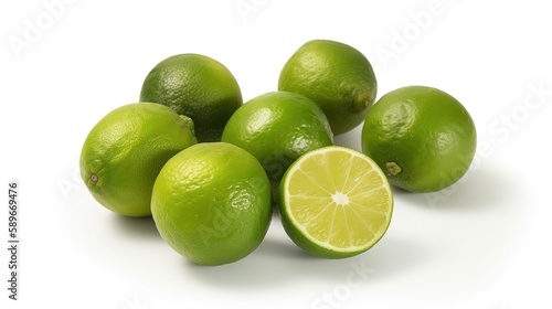 Lime isolated on white background
