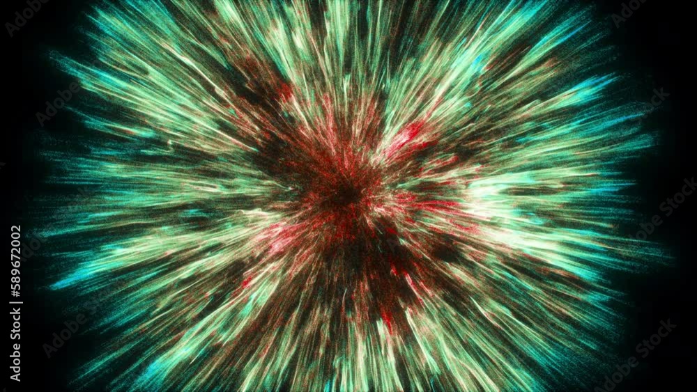 Splash of red green colors Splash of red green colors