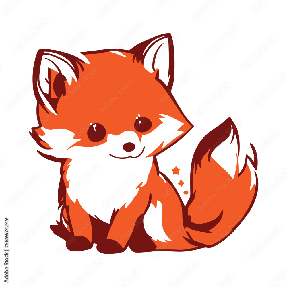 Obraz premium Fox Illustration