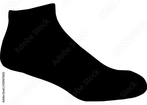socks silhouette