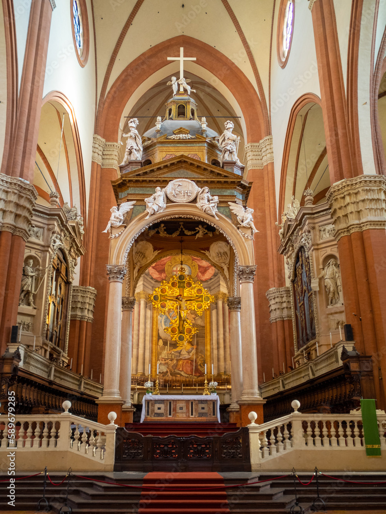 The high altar ciborium of Bologna San Petronio