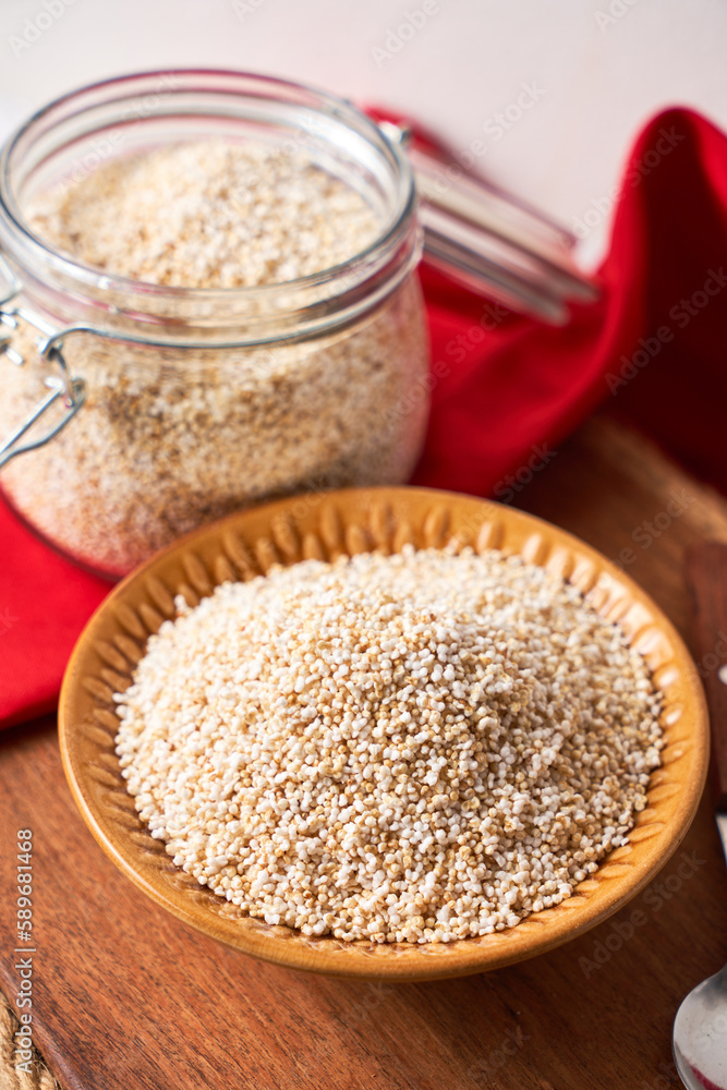 Amaranth seeds in the paper bag - Amaranthus Amaranth seeds in the paper bag - Amaranthus