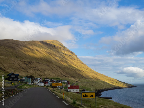 Entering Húsar from the south photo