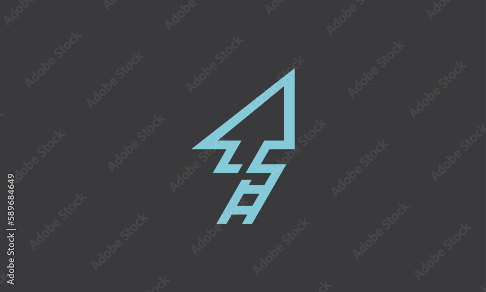 Creative Vector Illustration Business Logo Design. Up Arrow Ladder Combination Creative Vector Illustration Business Logo Design. Up Arrow Ladder Combination