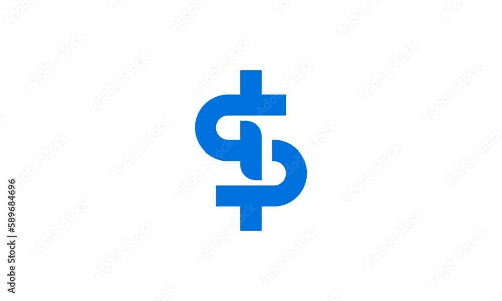 Creative Vector Illustration Business Logo Design. Letter S Dollar Creative Vector Illustration Business Logo Design. Letter S Dollar