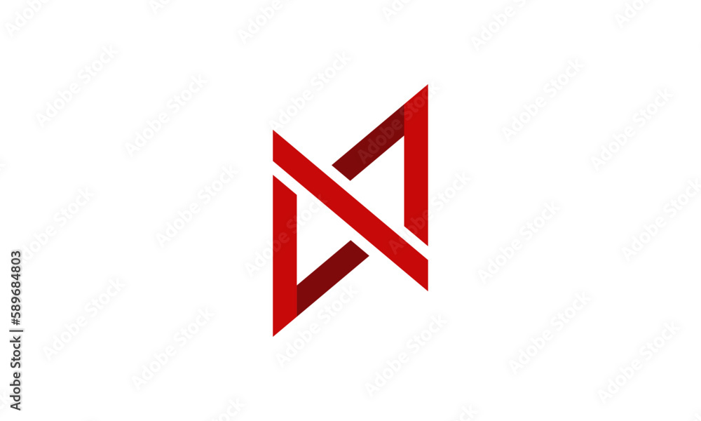 Creative Vector Illustration Business Logo Design. Letter N and Programming Symbol Combination Creative Vector Illustration Business Logo Design. Letter N and Programming Symbol Combination