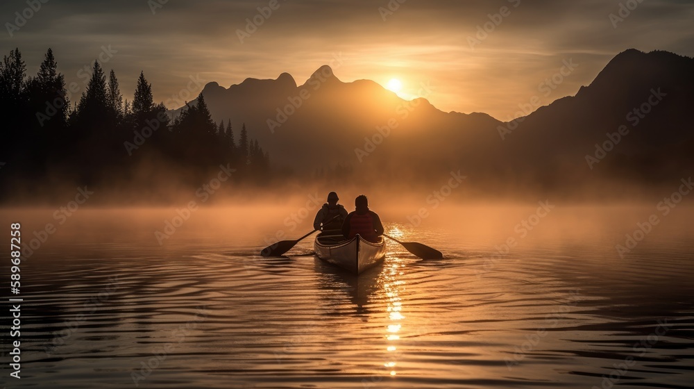 Mountain Kayaking: Discovering Adventure and Enjoying Outdoor Sports in Scenic Landscapes. Generative AI Mountain Kayaking: Discovering Adventure and Enjoying Outdoor Sports in Scenic Landscapes. Generative AI