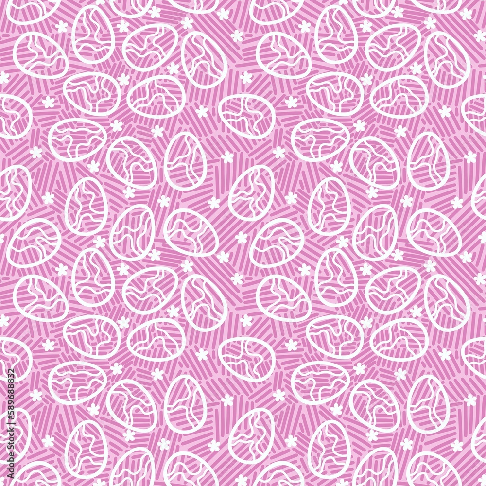 Easter eggs seamless spring pattern for kids clothes print and notebooks and wrapping paper and fabrics Easter eggs seamless spring pattern for kids clothes print and notebooks and wrapping paper and fabrics