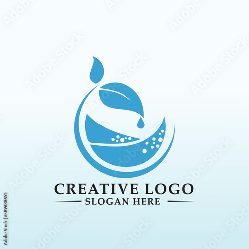 Eco friendly, easy modern, self service logo
