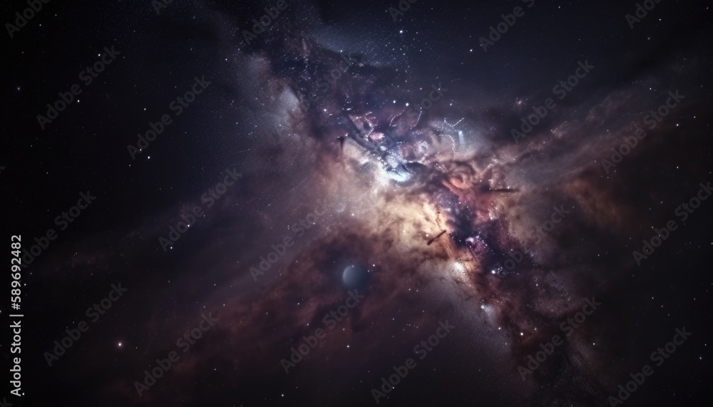 Capturing Clusters of Galaxies in a Photograph, Generative Ai Capturing Clusters of Galaxies in a Photograph, Generative Ai