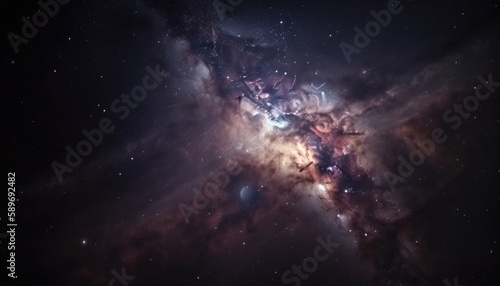 Capturing Clusters of Galaxies in a Photograph, Generative Ai