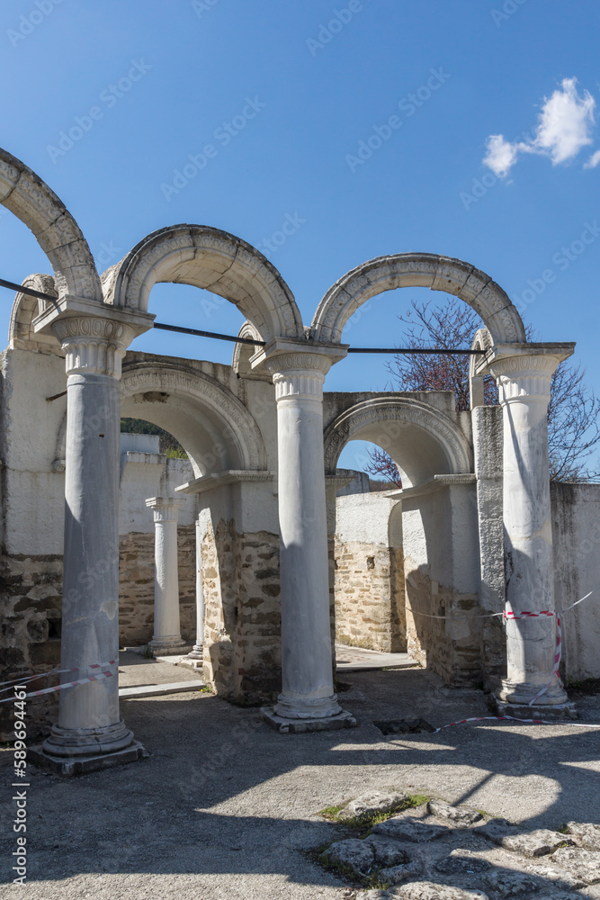 Ruins of Round (Golden) Church, Great Preslav, Bulgaria
