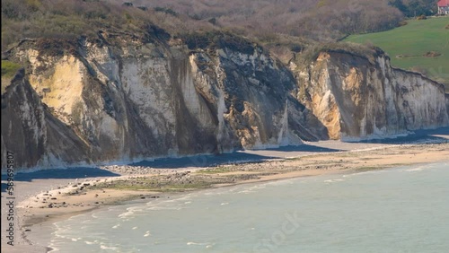 Alabaster Coast in France, Dieppe Normandy photo