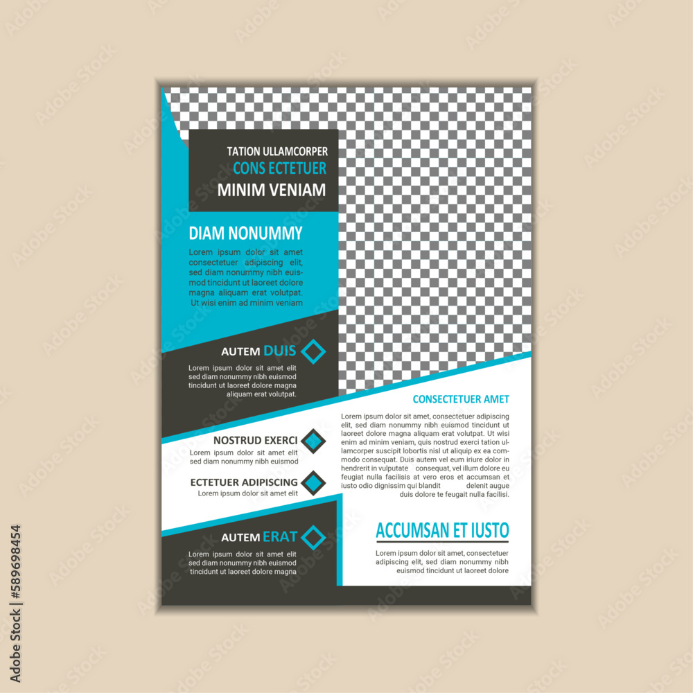 Creative Corporate Business Flyer Template Simple and clean A4 Size with Bleed Vector design Creative Corporate Business Flyer Template Simple and clean A4 Size with Bleed Vector design