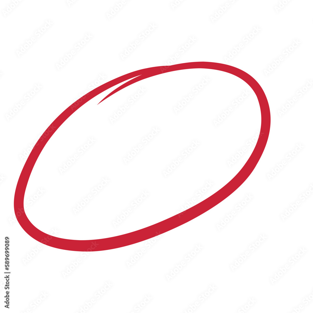 Hand drawn circle line Hand drawn circle line