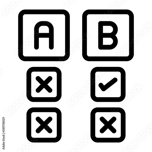 compare line icon