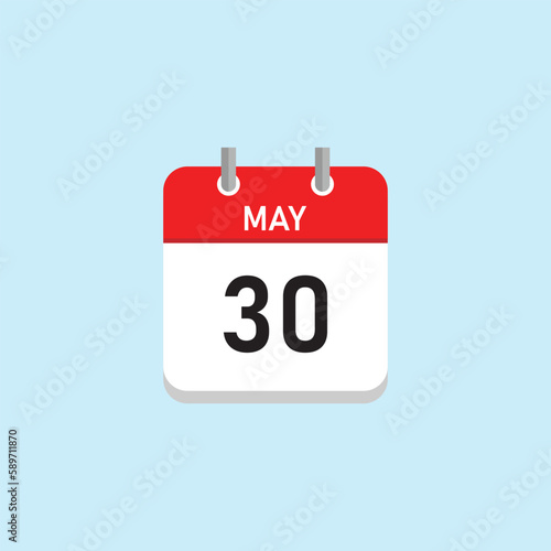 May 30 Concept Design. Vector Illustration.
