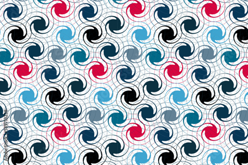 fondo con espirales de varios colores