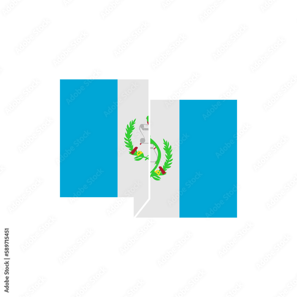 Guatemala flags icon set, Guatemala independence day icon set vector sign symbol Guatemala flags icon set, Guatemala independence day icon set vector sign symbol