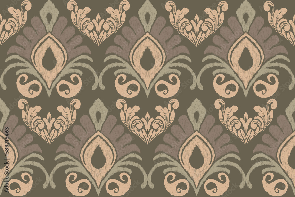 Floral seamless pattern. Vector indian decorative wallpaper. Batik indonesia. Colorful pattern with paisley and stylized flowers. Design for wrapping paper, cover, fabric, textile, wallpaper, curtains Floral seamless pattern. Vector indian decorative wallpaper. Batik indonesia. Colorful pattern with paisley and stylized flowers. Design for wrapping paper, cover, fabric, textile, wallpaper, curtains