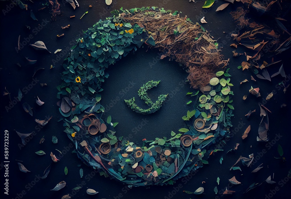 sustainability infinity circle, reduce, refuse, reuse, repair, swap ...