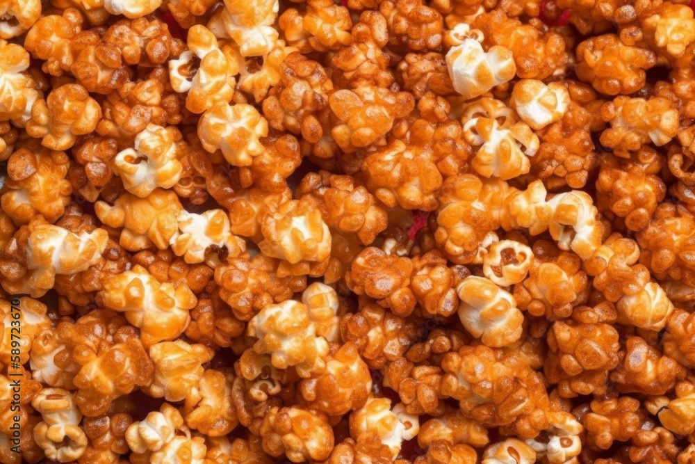 Satisfy Your Sweet Tooth with Caramelized Popcorn, Generative AI Satisfy Your Sweet Tooth with Caramelized Popcorn, Generative AI