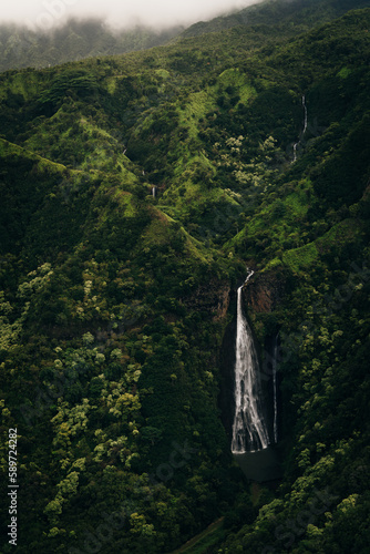 Mount Waialeale known as the wettest spot on Earth, Kauai, Hawaii photo