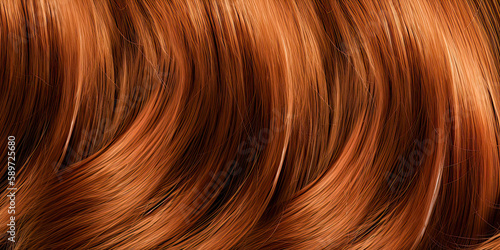 Hair close-up macro molecules haircut texture background  generated AI  generated  AI