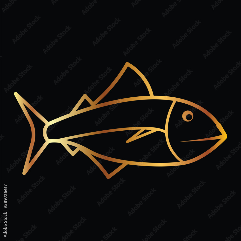 gold fish, icon, vector, template, design, style, trendy, collection gold fish, icon, vector, template, design, style, trendy, collection