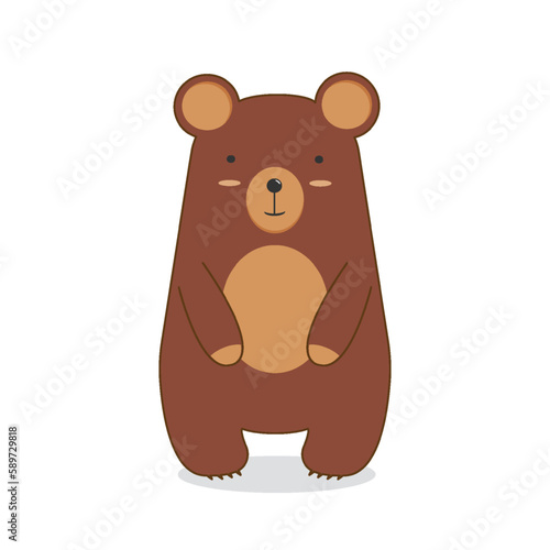 Teddy bear. illustrator vector