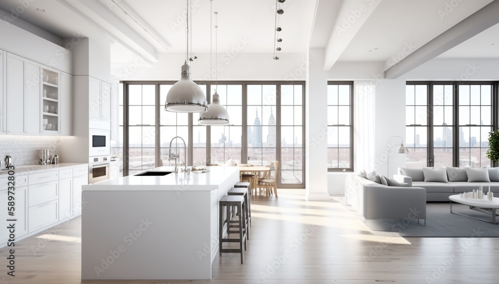 Fototapeta premium modern living room