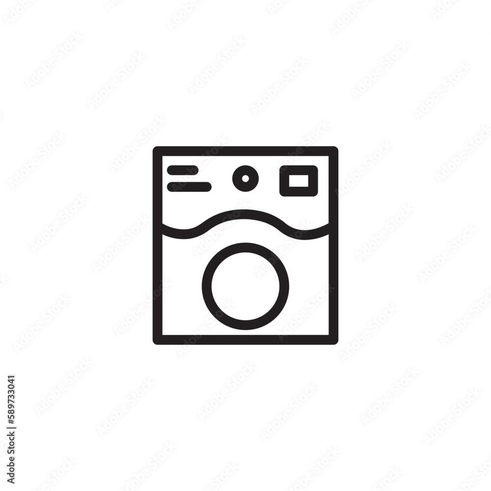 Electronics Laudry Towel Outline Icon