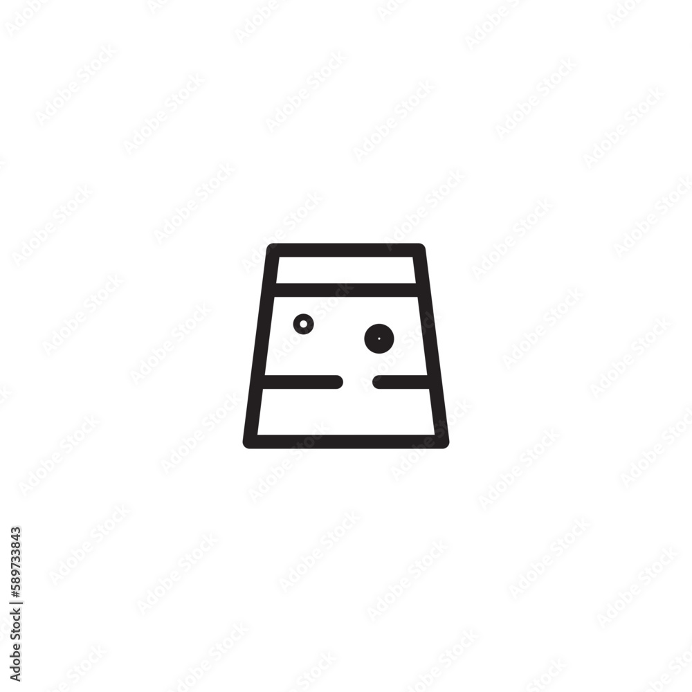 Yoga Spa Mattress Outline Icon Yoga Spa Mattress Outline Icon