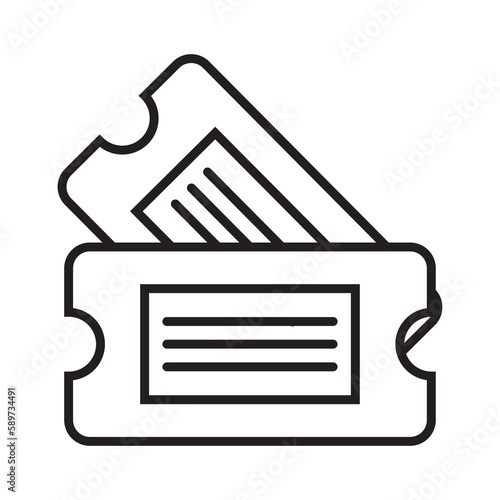 Cinema ticket transparent illustration