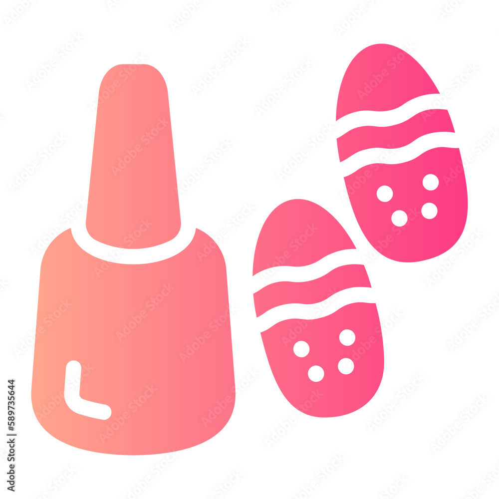 nail polish gradient icon