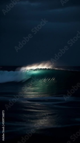 storm over the ocean