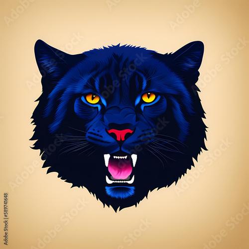 black panther mascot