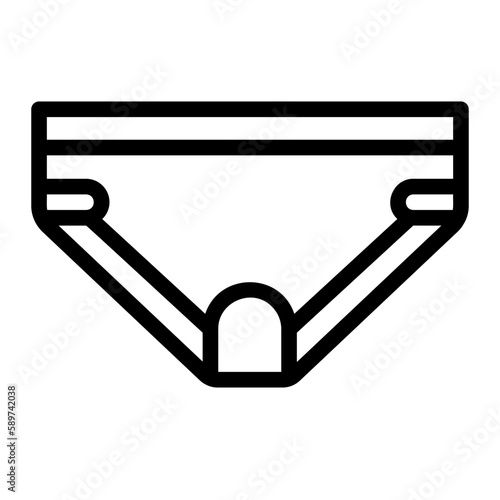 diaper line icon