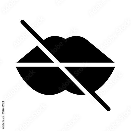 mute glyph icon