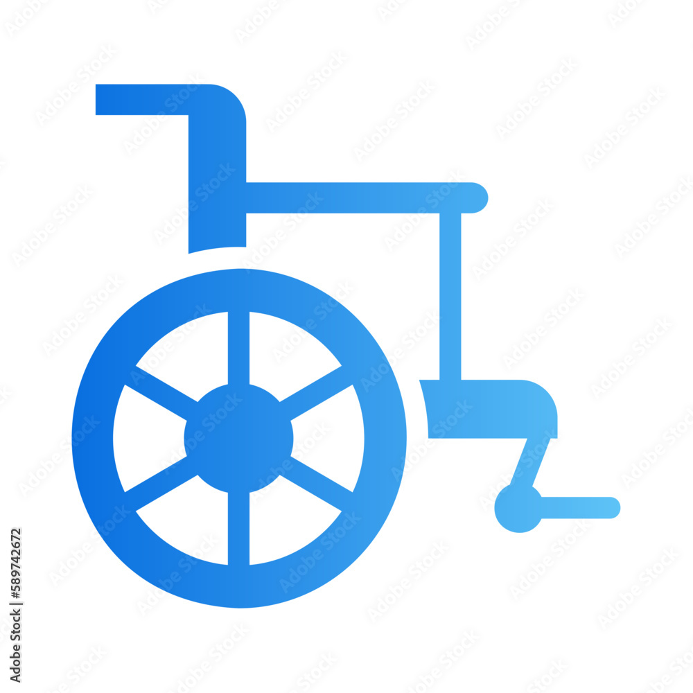 wheelchair gradient icon
