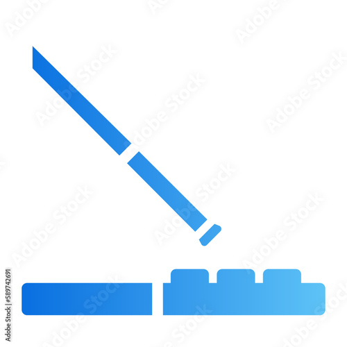 tactile gradient icon