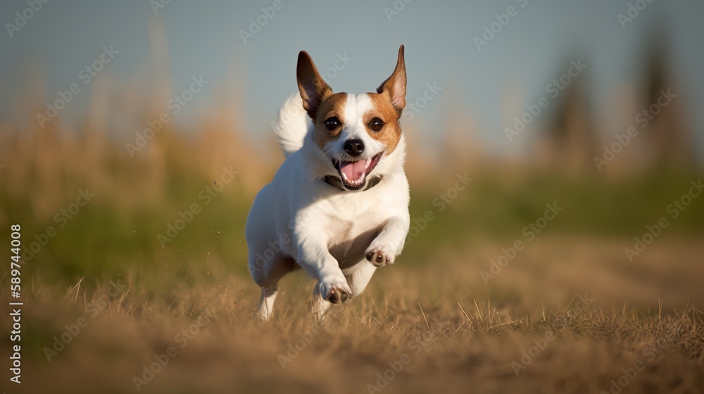 Jack Russell Terrier's Comical Expression