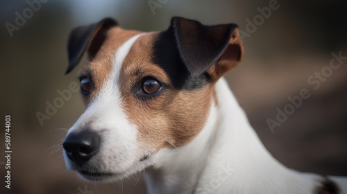 Jack Russell Terrier's Inquisitive Stare