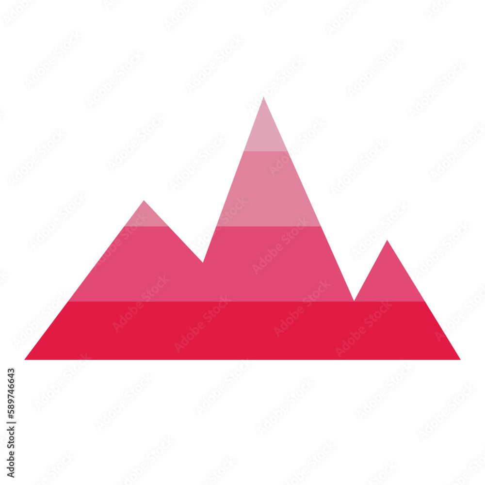 Mountain logo icon design template isolated Mountain logo icon design template isolated