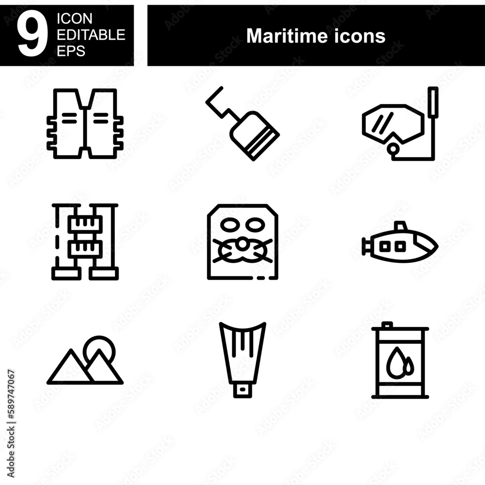 maritime icon or logo isolated sign symbol vector illustration - Collection of high quality black style vector icons
maritime icon or logo isolated sign symbol vector illustration - Collection of high quality black style vector icons