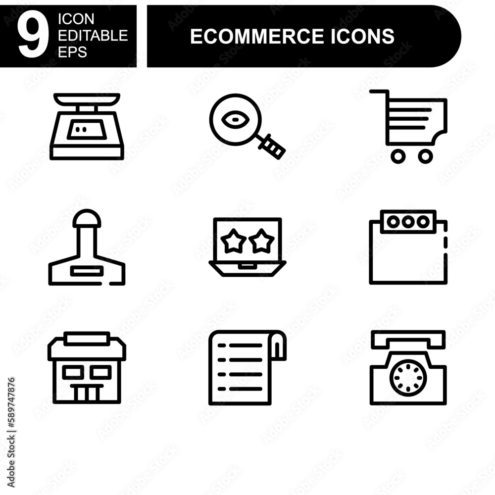 online shopping and ecommerce icon or logo isolated sign symbol vector illustration - Collection of high quality black style vector icons
online shopping and ecommerce icon or logo isolated sign symbol vector illustration - Collection of high quality black style vector icons